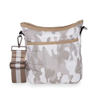Haute Shore Nikki Crew Puffer Crossbody Bag | Camo | NWT